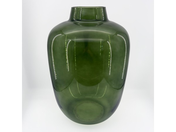 VIDRIO ΒΑΖΟ 34x34x48cm ΓΥΑΛΙ ΠΡΑΣΙΝΟ