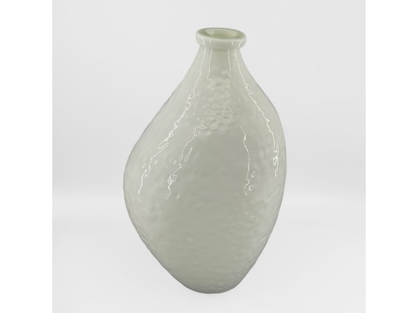 SPICE ΒΑΖΟ 22x22x35.5cm ΓΥΑΛΙ ΑΣΠΡΟ