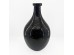 FLACON ΒΑΖΟ 27.5x27.5x46cm ΓΥΑΛΙ ΜΑΥΡΟ