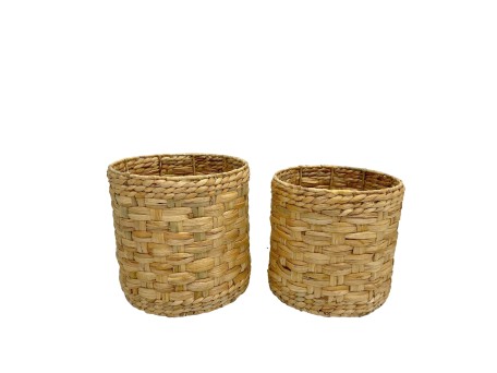 VEGENID ΚΑΛΑΘΙ ΥΑΚΙΝΘΟΥ SET 2ΤΜΧ 35x35x48cm ΥΑΚΙΝΘΟΣ ΦΥΣΙΚΟ