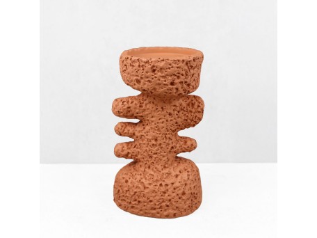 KYCLADIC I ΚΗΡΟΠΗΓΙΟ ΔΙΑΚΟΣΜΗΤΙΚΟ 12x10x20cm RESIN ΠΟΡΤΟΚΑΛΙ