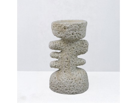 KYCLADIC III ΚΗΡΟΠΗΓΙΟ ΔΙΑΚΟΣΜΗΤΙΚΟ 12x10x20cm RESIN ΜΠΕΖ