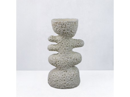 LUSTRE III ΚΗΡΟΠΗΓΙΟ ΔΙΑΚΟΣΜΗΤΙΚΟ 14.5x9.5x25cm RESIN ΜΠΕΖ