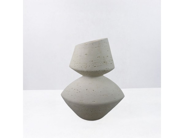 LOOMA III ΒΑΖΟ 28.5x15.5x34.5cm RESIN ΜΠΕΖ LOOMA III ΒΑΖΟ 28.5x15.5x34.5cm RESIN ΜΠΕΖ