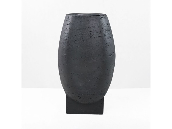ORBIX I ΒΑΖΟ 19.5x13x35cm RESIN ΜΑΥΡΟ ORBIX I ΒΑΖΟ 19.5x13x35cm RESIN ΜΑΥΡΟ