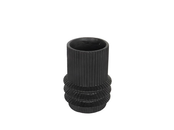 HELIX ΒΑΖΟ 25x25x34.5cm MgO ΜΑΥΡΟ HELIX ΒΑΖΟ 25x25x34.5cm MgO ΜΑΥΡΟ