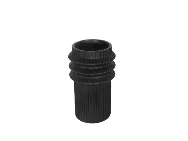 HELIX ΒΑΖΟ 25.5x25.5x42.5cm MgO ΜΑΥΡΟ