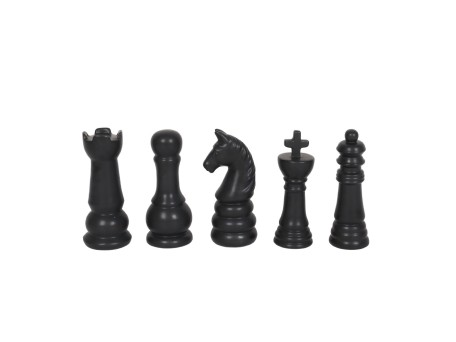 STRATEGO ΔΙΑΚΟΣΜΗΤΙΚΟ ΠΙΟΝΙ 6.8x6x15cm ΚΕΡΑΜΙΚΟ ΜΑΥΡΟ