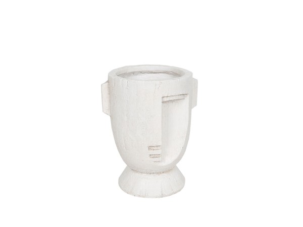 MUSE ΒΑΖΟ 23x20x28cm MgO ΑΣΠΡΟ MUSE ΒΑΖΟ 23x20x28cm MgO ΑΣΠΡΟ