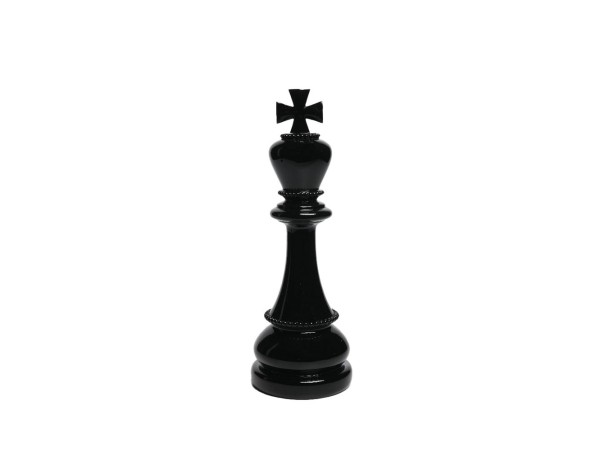EBON ΔΙΑΚΟΣΜΗΤΙΚΟ ΠΙΟΝΙ 10.7x10.5x30.3cm RESIN ΜΑΥΡΟ