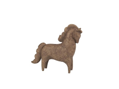 NOBLE ΔΙΑΚΟΣΜΗΤΙΚΟ ΑΛΟΓΟ 28x7x25cm RESIN ΚΑΦΕ