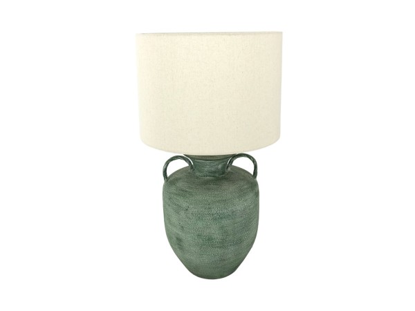 OPALINE ΦΩΤΙΣΤΙΚΟ ΕΠΙΤΡΑΠΕΖΙΟ 35x35x61cm ΜΕΤΑΛΛΟ ΜΕΝΤΑ ΜΠΕΖ ΑΝΟΙΧΤΟ ΛΙΝΟ