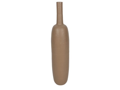 AERIS ΒΑΖΟ 20x88cm ΜΕΤΑΛΛΟ ΚΑΦΕ