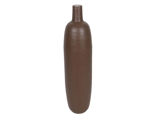 AERIS ΒΑΖΟ 20x77.5cm ΜΕΤΑΛΛΟ ΚΑΦΕ ΣΚΟΥΡΟ