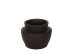 ARDINE ΒΑΖΟ 25x25x20cm MgO ΜΑΥΡΟ
