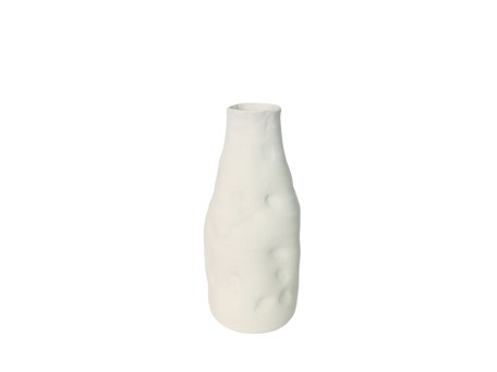 ELOURA ΒΑΖΟ 15x15x36cm ΚΕΡΑΜΙΚΟ ΛΕΥΚΟ