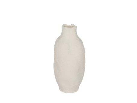 VILERA ΒΑΖΟ 16x16x32cm ΚΕΡΑΜΙΚΟ ΛΕΥΚΟ