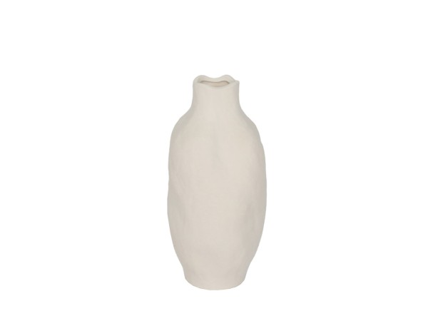 VILERA ΒΑΖΟ 16x16x32cm ΚΕΡΑΜΙΚΟ ΛΕΥΚΟ