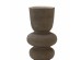 ZIRA ΒΑΖΟ 16.5x16.5x50cm ΚΕΡΑΜΙΚΟ ΓΚΡΙ