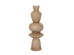 AEON ΔΙΑΚΟΣΜΗΤΙΚΟ 25.5x25.5x71cm MgO ΓΚΡΙ ΑΝΤΙΚΕ ΑΝΟΙΧΤΟ