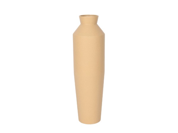 ELVO ΒΑΖΟ 20x20x70cm ΜΕΤΑΛΛΟ ΜΠΕΖ