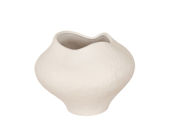 VERAE ΒΑΖΟ 26x26x20cm ΚΕΡΑΜΙΚΟ ΛΕΥΚΟ