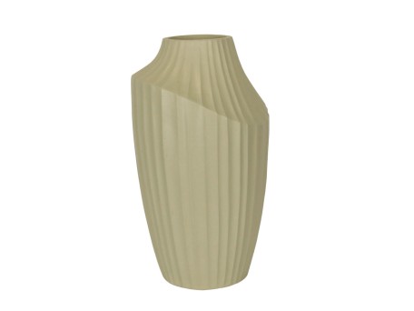 ELIX ΒΑΖΟ 28.5x28.5x50.5cm MgO ΜΠΕΖ ΣΚΟΥΡΟ