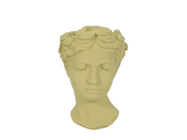 CEM ΒΑΖΟ 18x17x26.5cm CEMENT ΠΡΑΣΙΝΟ ΑΝΟΙΧΤΟ