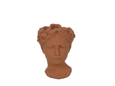 CEM ΒΑΖΟ 15.5x14.5x21.5cm CEMENT TERRACOTTA