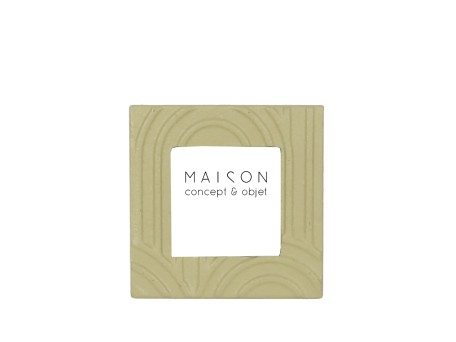 RAW ΚΟΡΝΙΖΑ 15.5x1.5x15.5cm MDF ΠΡΑΣΙΝΟ ΑΝΟΙΧΤΟ ΓΥΑΛΙ