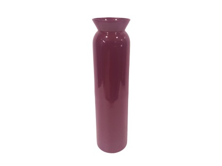 MARONA ΒΑΖΟ 7.5x7.5x31cm ΓΥΑΛΙ ΜΠΟΡΝΤΩ