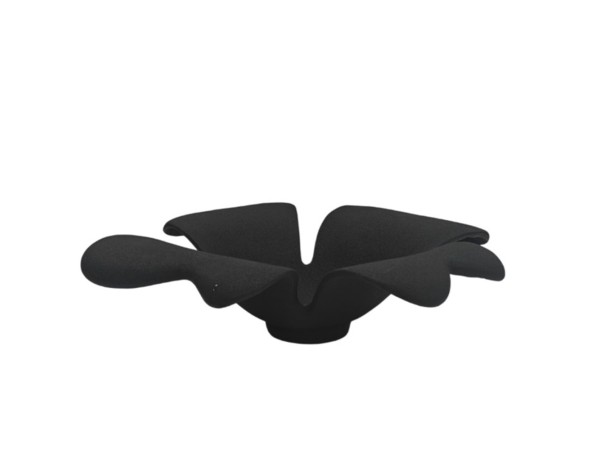 FLORA ΠΙΑΤΕΛΑ 38x36x11cm ΑΛΟΥΜΙΝΙΟ ΜΑΥΡΟ