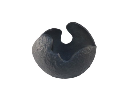 VULA ΒΑΖΟ 24x16x21cm ΑΛΟΥΜΙΝΙΟ ΜΑΥΡΟ