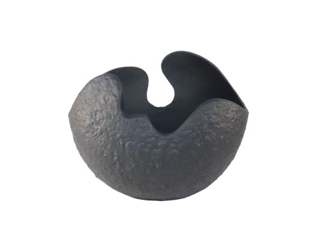 VULA ΒΑΖΟ 30x17x25cm ΑΛΟΥΜΙΝΙΟ ΜΑΥΡΟ