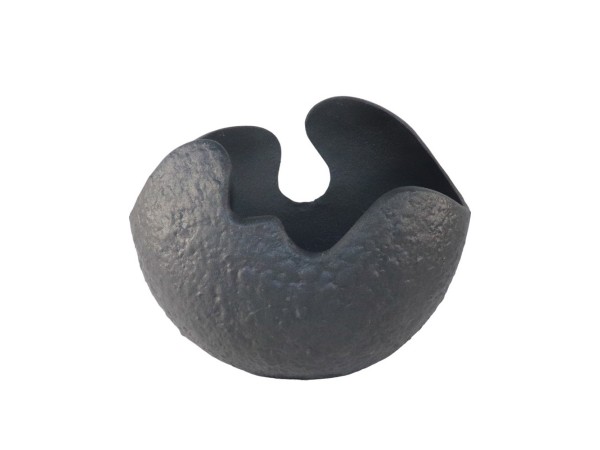 VULA ΒΑΖΟ 30x17x25cm ΑΛΟΥΜΙΝΙΟ ΜΑΥΡΟ