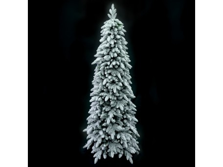 SNOWFALL FIR ΧΡΙΣΤΟΥΓΕΝΝΙΑΤΙΚΟ ΔΕΝΤΡΟ ΧΙΟΝΙΣΜΕΝΟ 80x80x210cm PE/PVC ΠΡΑΣΙΝΟ ΛΕΥΚΟ
