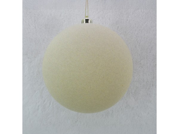 PEARL ΧΡΙΣΤΟΥΓΕΝΝΙΑΤΙΚΗ ΜΠΑΛΑ 20x20x21cm ΤΣΟΧΑ OFF WHITE PEARL ΧΡΙΣΤΟΥΓΕΝΝΙΑΤΙΚΗ ΜΠΑΛΑ 20x20x21cm ΤΣΟΧΑ OFF WHITE