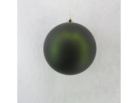 EVERGREEN ΧΡΙΣΤΟΥΓΕΝΝΙΑΤΙΚΗ ΜΠΑΛΑ 15x15x16cm ΠΛΑΣΤΙΚΟ ΠΡΑΣΙΝΟ ΣΚΟΥΡΟ ΜΑΤ