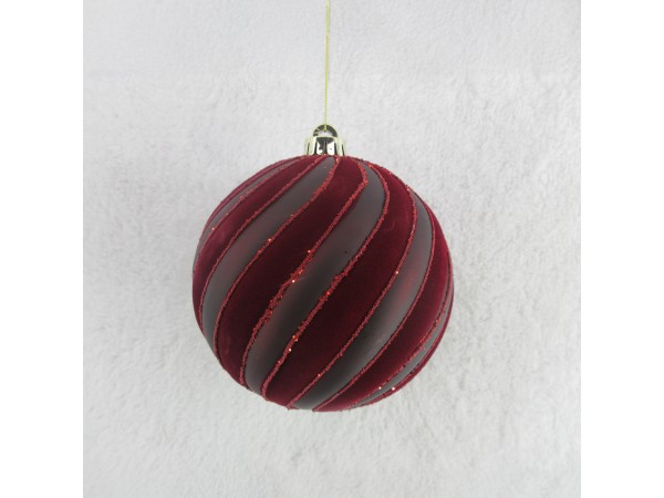 CHERRY ΧΡΙΣΤΟΥΓΕΝΝΙΑΤΙΚΗ ΜΠΑΛΑ 15x15x16cm ΒΕΛΟΥΔΟ ΚΟΚΚΙΝΟ ΣΚΟΥΡΟ CHERRY ΧΡΙΣΤΟΥΓΕΝΝΙΑΤΙΚΗ ΜΠΑΛΑ 15x15x16cm ΒΕΛΟΥΔΟ ΚΟΚΚΙΝΟ ΣΚΟΥΡΟ