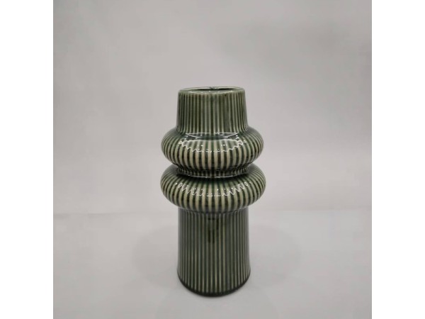 ARO ΒΑΖΟ 18x18x35cm ΚΕΡΑΜΙΚΟ ΠΡΑΣΙΝΟ ARO ΒΑΖΟ 18x18x35cm ΚΕΡΑΜΙΚΟ ΠΡΑΣΙΝΟ
