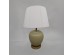 SERA ΦΩΤΙΣΤΙΚΟ ΕΠΙΤΡΑΠΕΖΙΟ 35x35x52cm ΚΕΡΑΜΙΚΟ ΛΑΔΙ ΜΕΤΑΞΩΤΟ ΥΦΑΣΜΑ ΛΕΥΚΟ