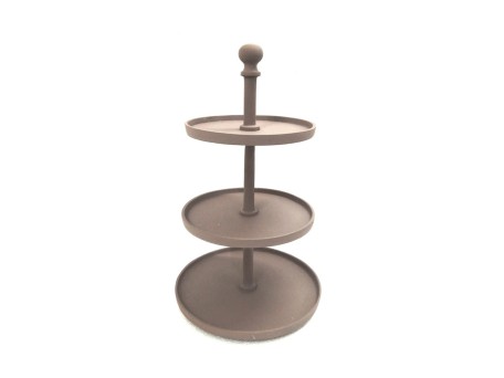 TRIVA ΟΡΝΤΕΒΙΕΡΑ 21x21x35cm ΑΛΟΥΜΙΝΙΟ ΣΑΠΙΟ ΜΗΛΟ