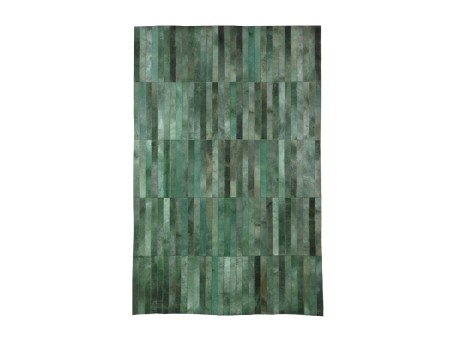 AURORA ΧΑΛΙ ΣΑΛΟΝΙΟΥ 200x300cm ΔΕΡΜΑ ΠΡΑΣΙΝΟ ΜΑΛΛΙΝΟ