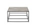 HADSTON COFFEE TABLE ΑΣΗΜΙ ΜΑΥΡΟ 80x80x40cm HADSTON COFFEE TABLE ΑΣΗΜΙ ΜΑΥΡΟ 80x80x40cm