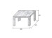 MAGNUM 90 COFFEE TABLE SONOMA 90x50x45.5cm