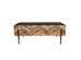 PARKE COFFEE TABLE ΜΑΥΡΟ ΦΥΣΙΚΟ ΜΕ PATTERN ΜΑΥΡΟ 120x63x45cm PARKE COFFEE TABLE ΜΑΥΡΟ ΦΥΣΙΚΟ ΜΕ PATTERN ΜΑΥΡΟ 120x63x45cm