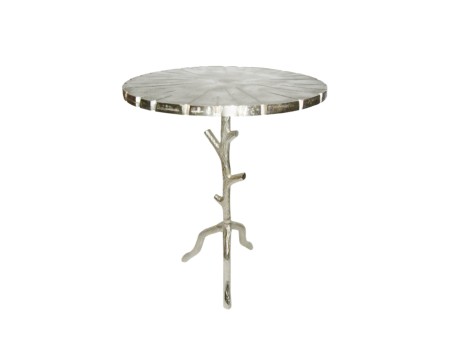 BIZARRE SIDE TABLE ΑΣΗΜΙ 45x45x64cm