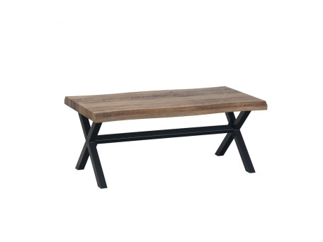 BRICK COFFEE TABLE ΚΑΡΥΔΙ ΜΑΥΡΟ 110x60x45cm