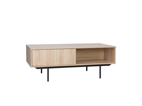RIGOTE COFFEE TABLE 1ΣΥΡΤΑΡΙ SONOMA ΜΑΥΡΟ 120x59x45cm