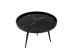 MARM COFFEE TABLE ΜΑΥΡΟ ΜΕ PATTERN ΜΑΥΡΟ 60x60x45cm